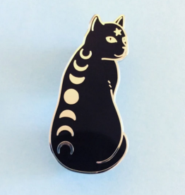 Bee's Knees Industries Moon Phase Cat Enamel Pin*