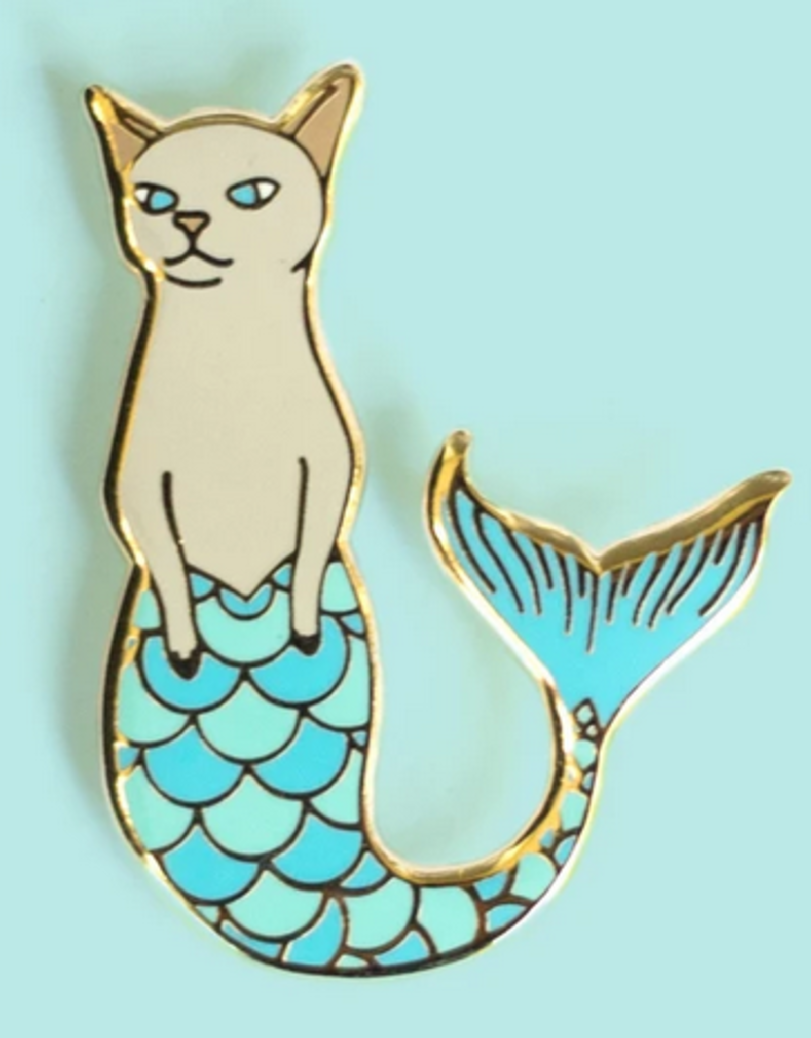 *Purrmaid Enamel Pin