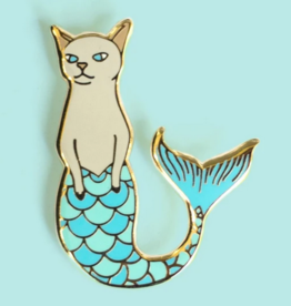 *Purrmaid Enamel Pin