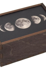 *Moon Phases Full Color Tarot Card Box: 4"x6"