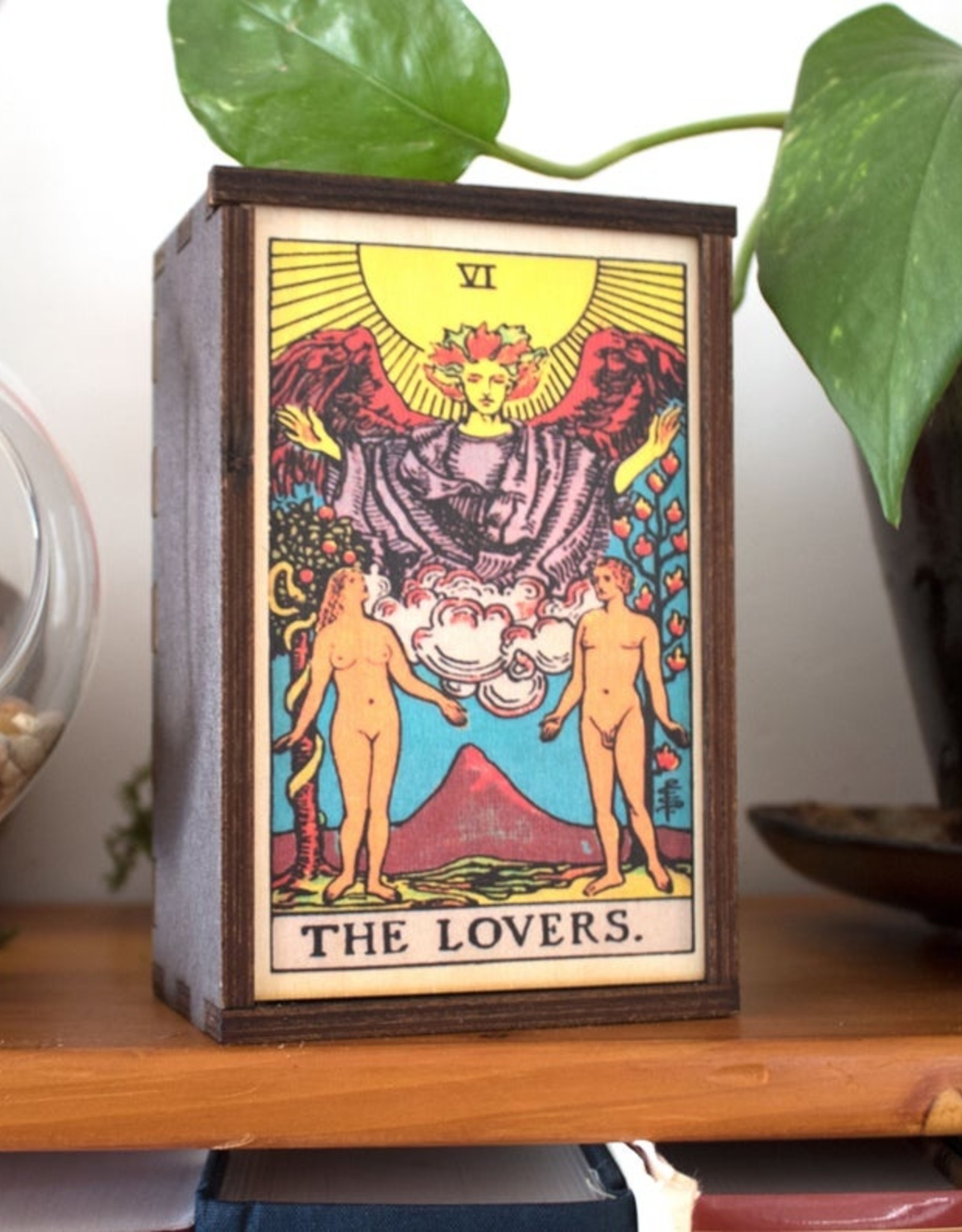 *Tarot - 6 - The Lovers Full Color Box: 4"x6"