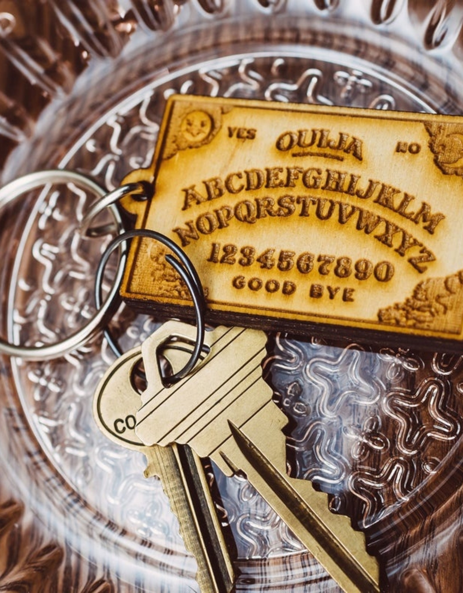 Most Amazing Ouija Board Wooden Keychain