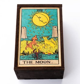 *Tarot - 18 - The Moon Full Color Box: 4"x6"