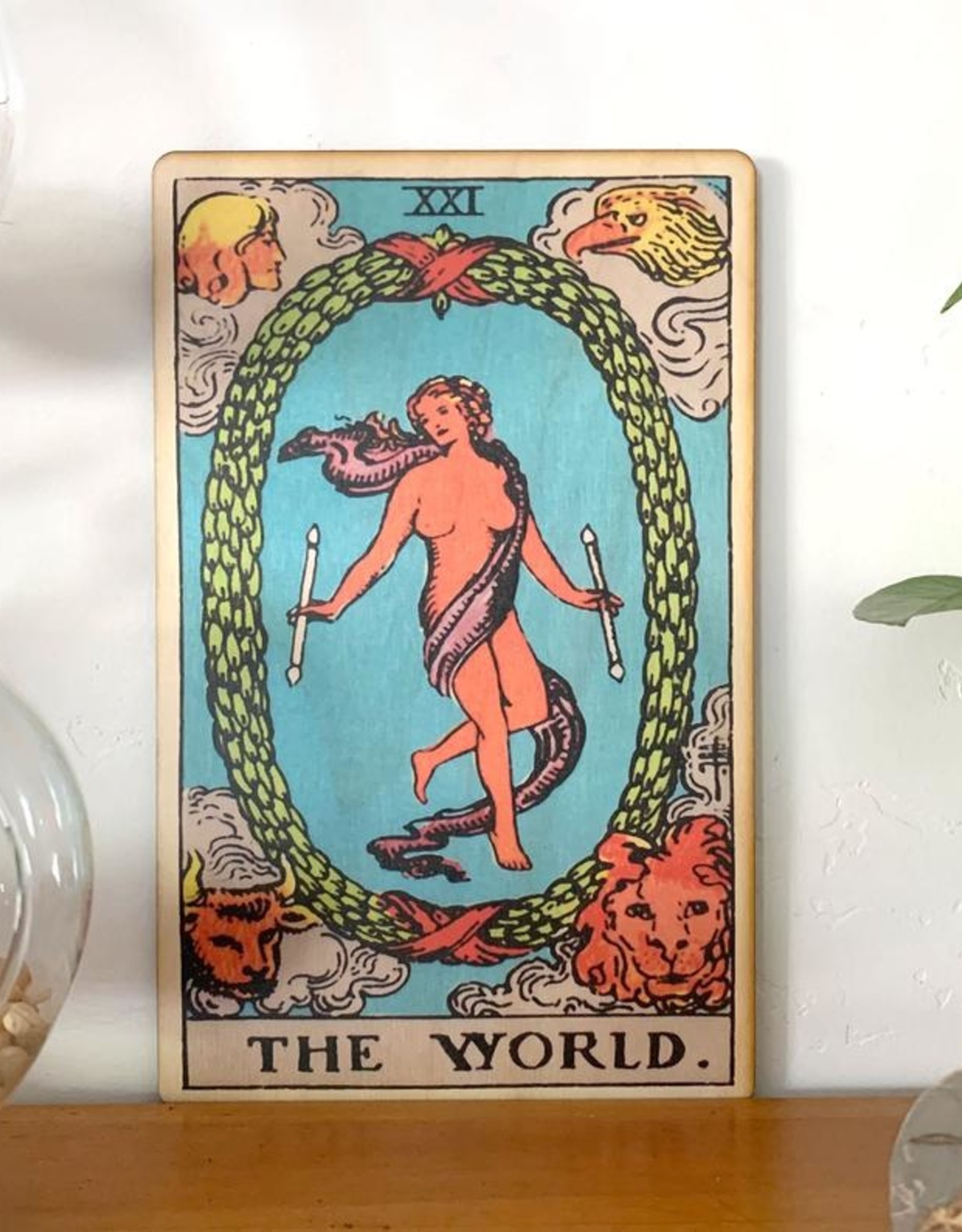 *Tarot Full Color Wood Wall Art