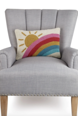 Sun and Rainbow Hook Pillow