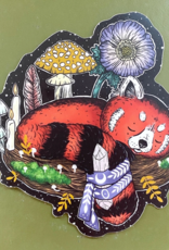 Magical Red Panda Sticker