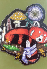 Marika Paz Illustration Magical Red Panda Sticker