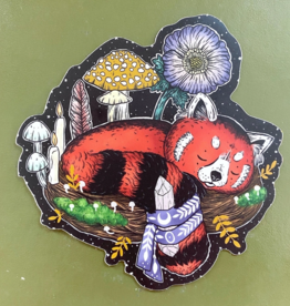 Magical Red Panda Sticker