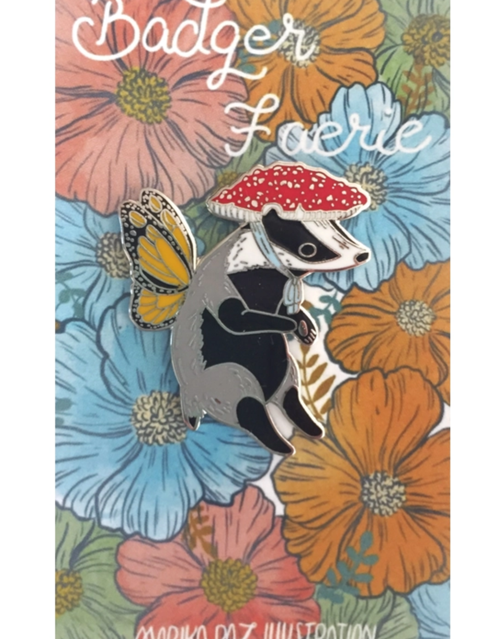 Badger Faerie Pin*