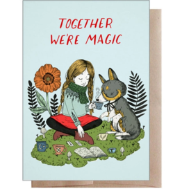Marika Paz Illustration Together We're Magic Greeting Card