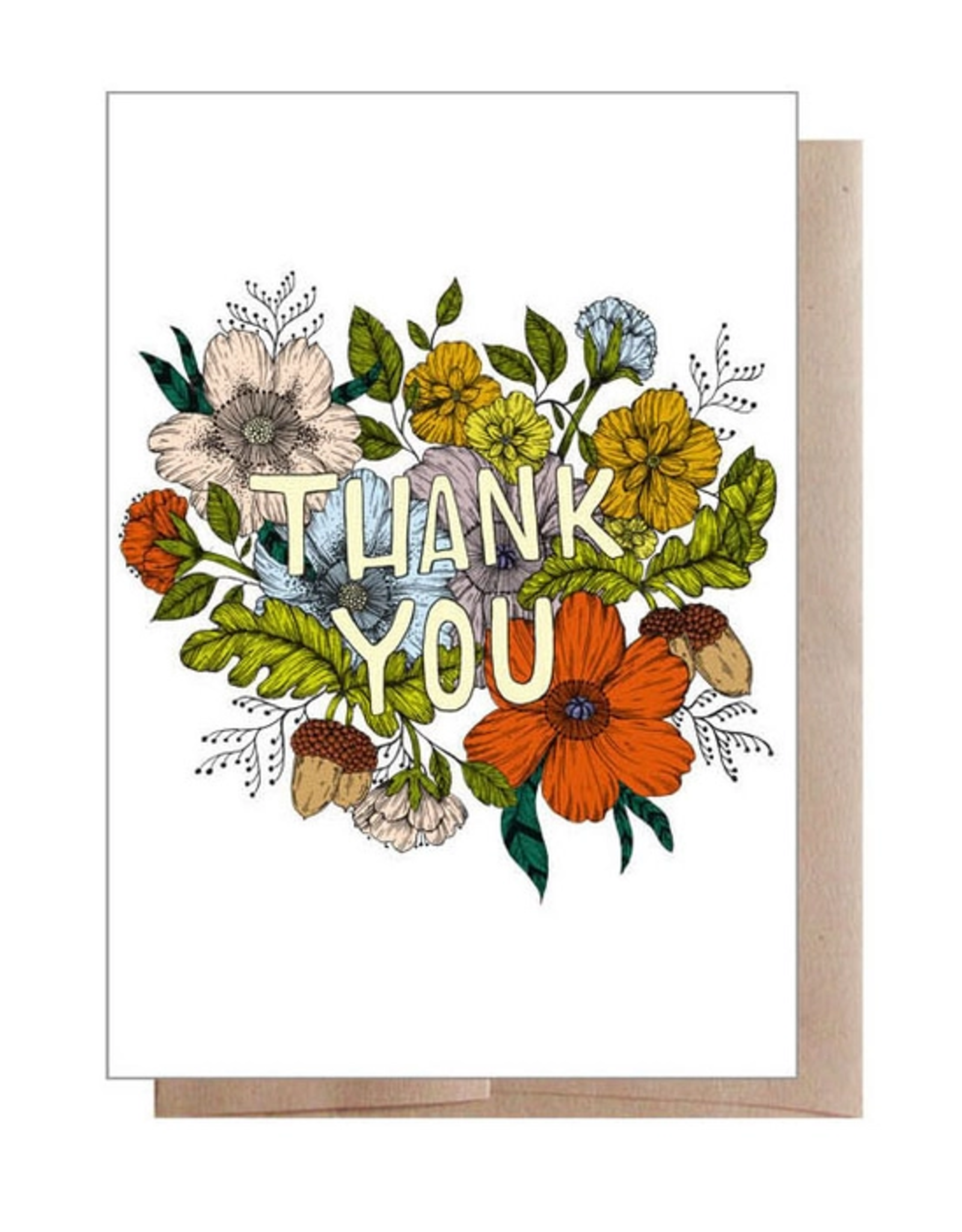 Marika Paz Illustration Thank You Greeting Card