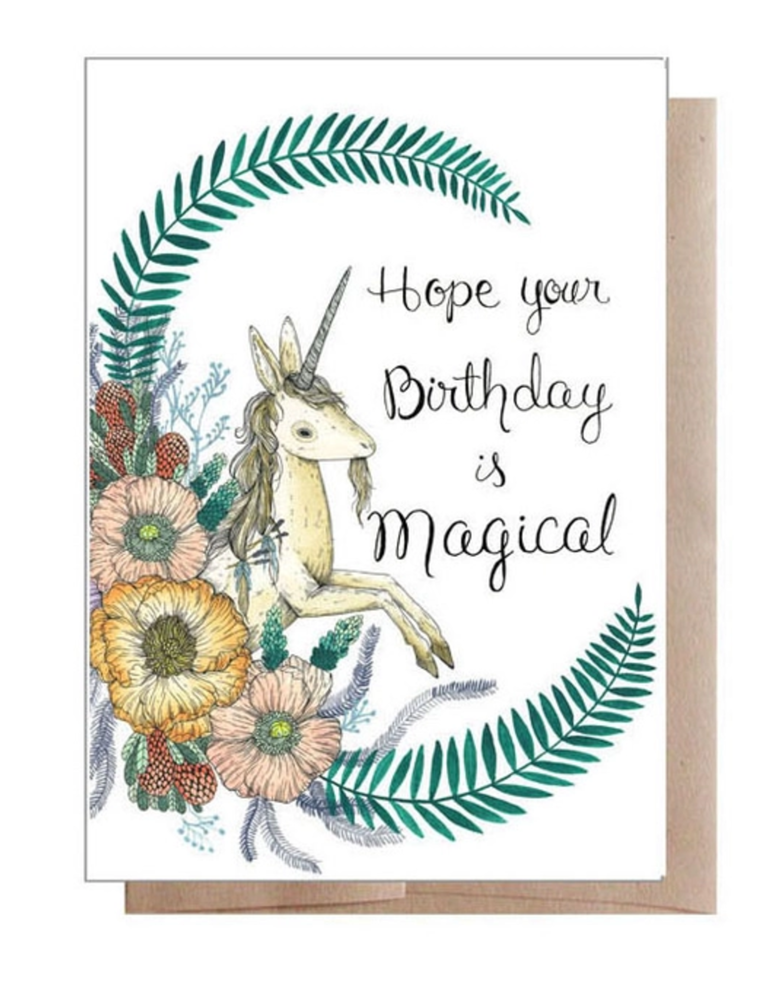 Marika Paz Illustration Magical Birthday Greeting Card