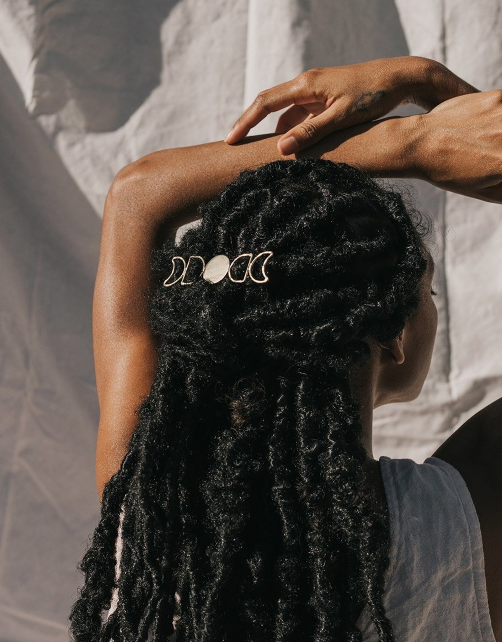 *Indukala Moon Phase Barrette