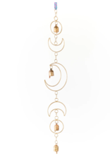 Matr Boomie Indukala Wind Chime with Bells - Moon Phase