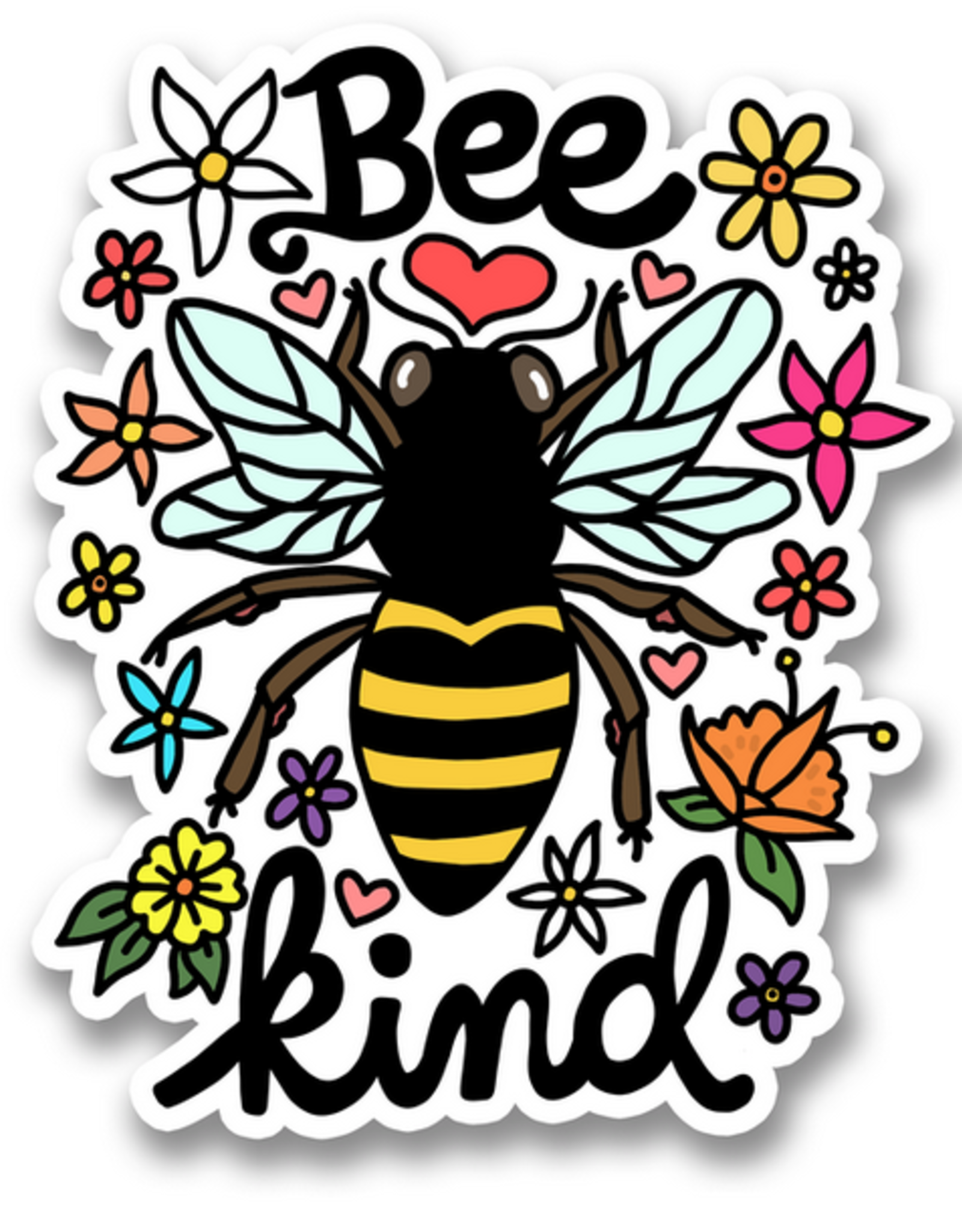 Bee Kind Vinyl Sticker