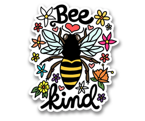 Bee Kind Vinyl Sticker 3.4" x 3" 