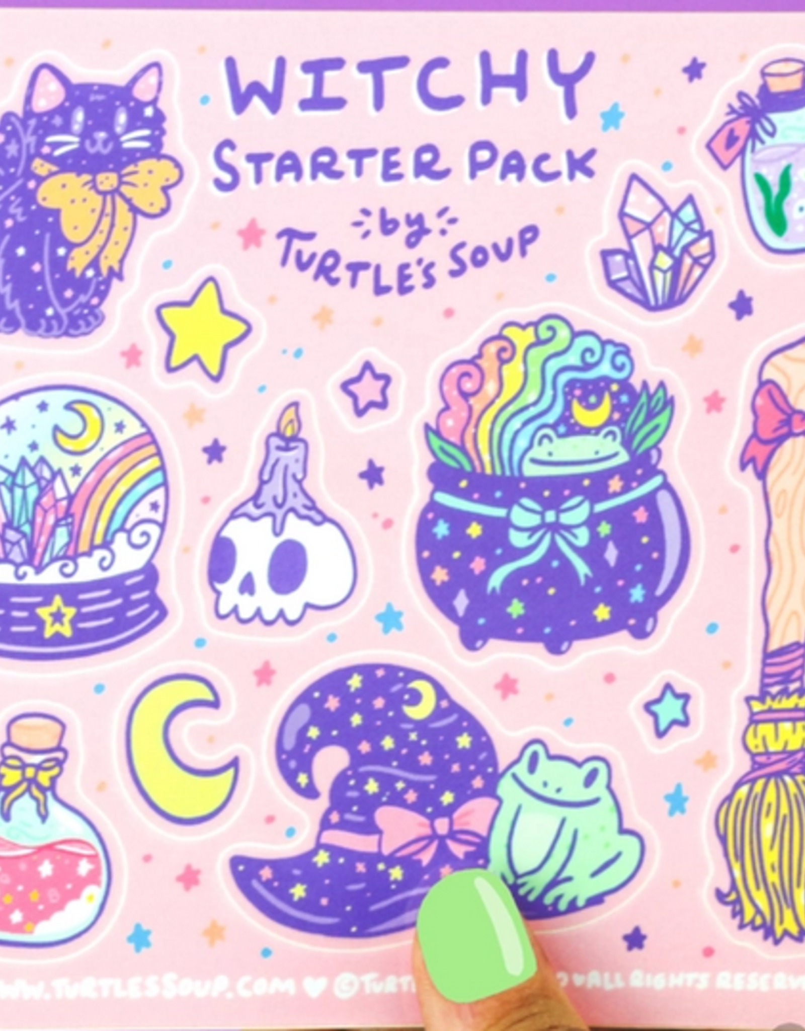 Witchy Starter Pack Vinyl Sticker Sheet - Becca