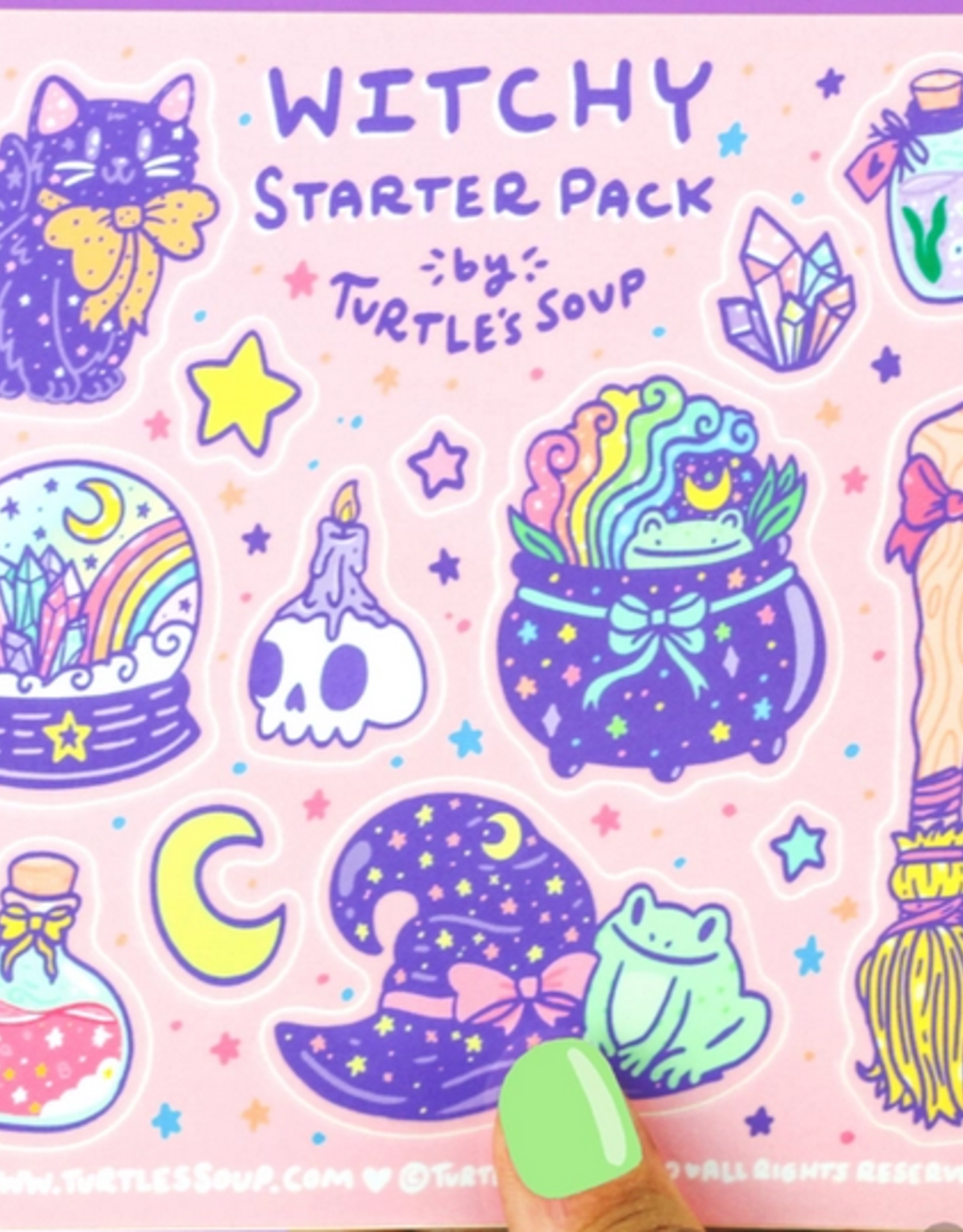 Witchy Starter Pack Vinyl Sticker Sheet