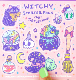 Witchy Starter Pack Vinyl Sticker Sheet