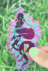 *Climbing Vine Snake Vinyl Sticker (Holographic) *Climbing Vine Snake Vinyl Sticker (Holographic)