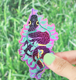*Climbing Vine Snake Vinyl Sticker (Holographic)