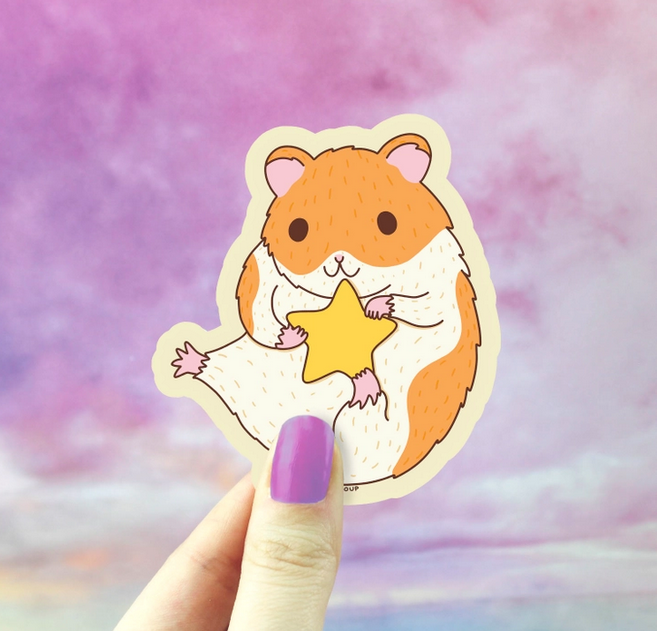 HamStar Hamster | Vinyl Sticker HamStar Hamster | Vinyl Sticker