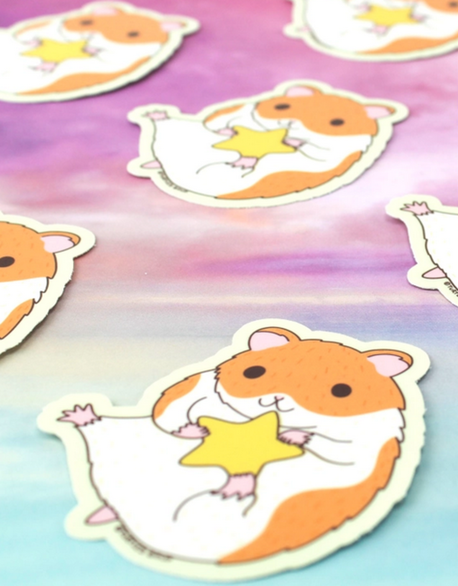 HamStar Hamster Vinyl Sticker