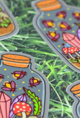 *Firefly Terrarium Vinyl Sticker