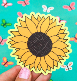 *Sunflower Vinyl Sticker