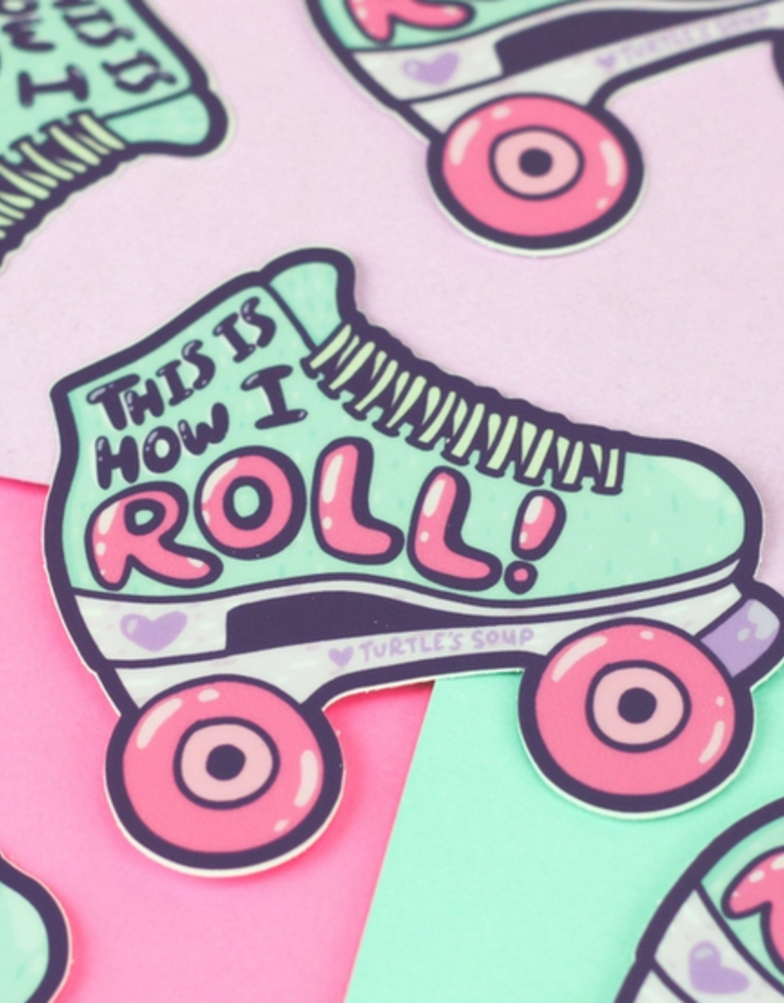 Roller Skate Sticker Roll With It 