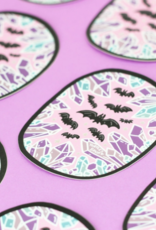 Turtle's Soup Crystal Cave Bats Vinyl Sticker (Holographic)