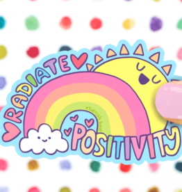 *Radiate Positivity Vinyl Sticker