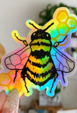 Bee Holographic Sticker