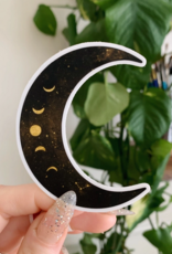 Crescent Moon Sticker