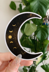 Jess Weymouth Crescent Moon Sticker