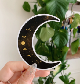 Crescent Moon Sticker