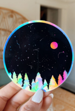 Holographic Night Sky Sticker