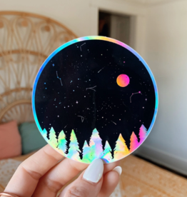 Holographic Night Sky Sticker