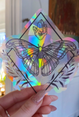 Moth Suncatcher Window Decal