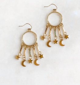 Pretty Eclectic *Star and Moon Earrings