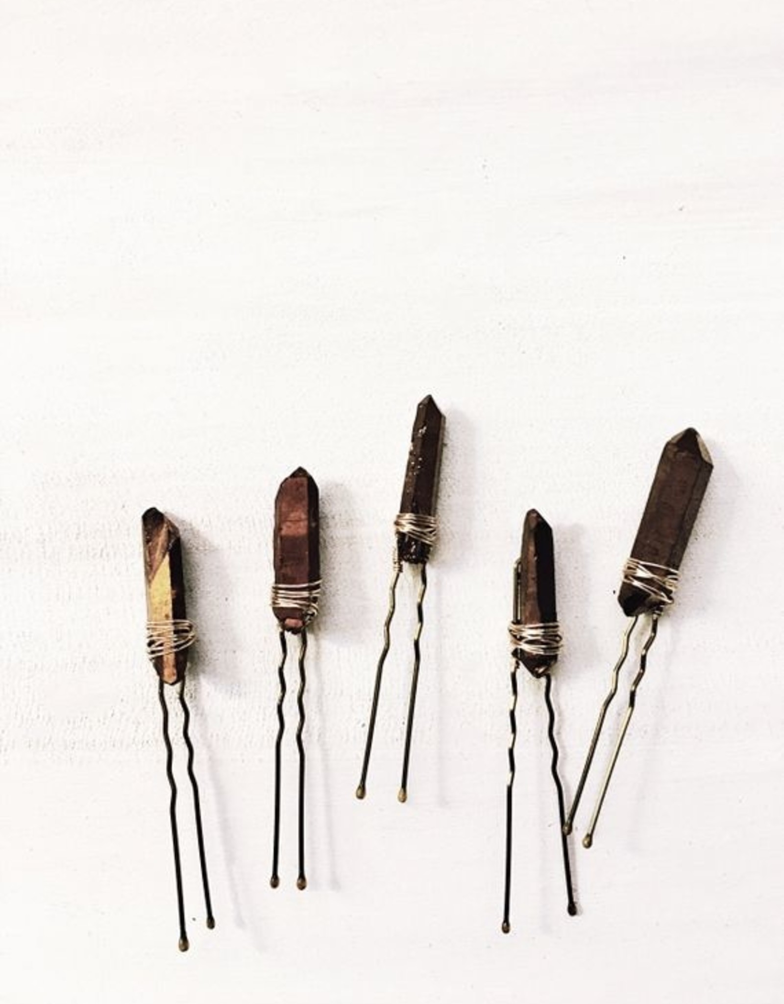 *Bronze Quartz Hair Pin