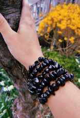 Shungite | Tumbled Stretch Bracelet | 7-10mm | Russia