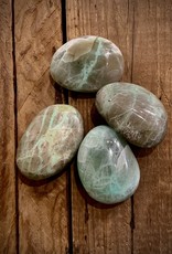 Garnierite "Green Moonstone" | Palm Stone | 30-50mm | Madagascar