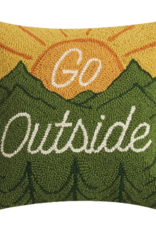 Go Outside Hook Pillow