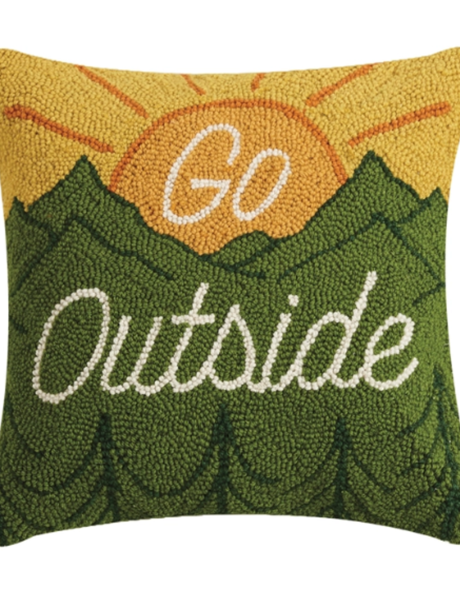 Go Outside Hook Pillow