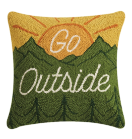 Go Outside Hook Pillow
