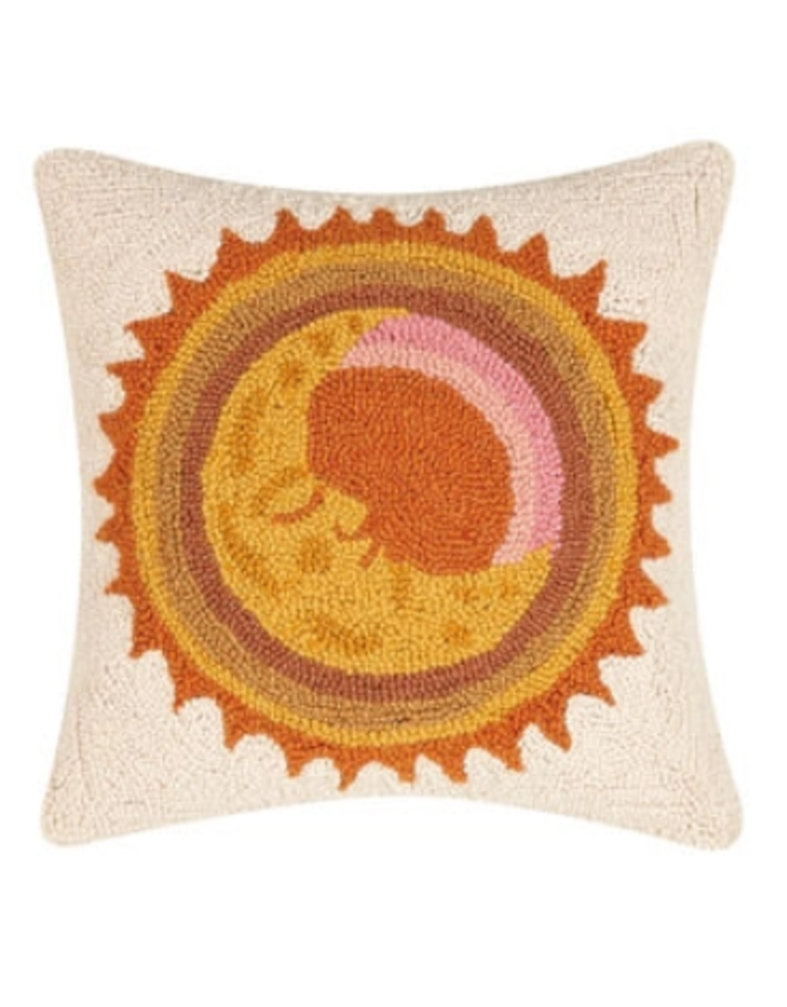 Peking Handicraft Retro Moon Flow Hook Pillow