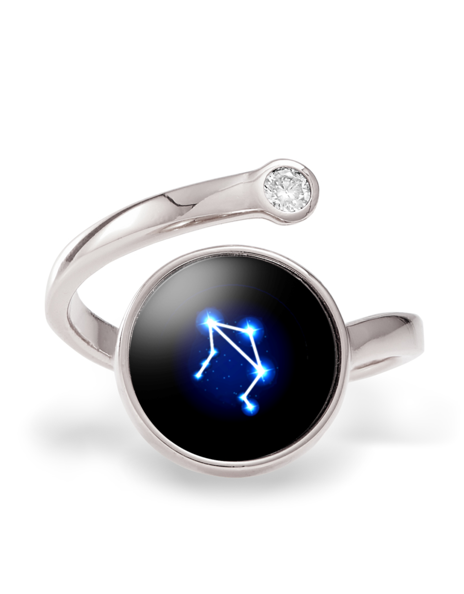 *Moonglow Astral Cosmic Ring - Silver