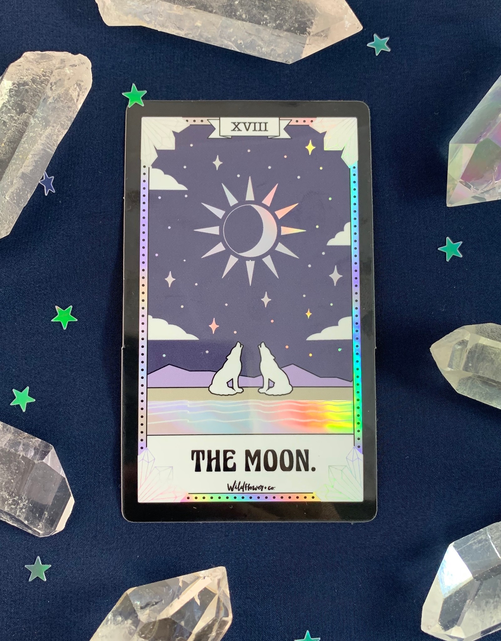 *Tarot Card Sticker - The Moon