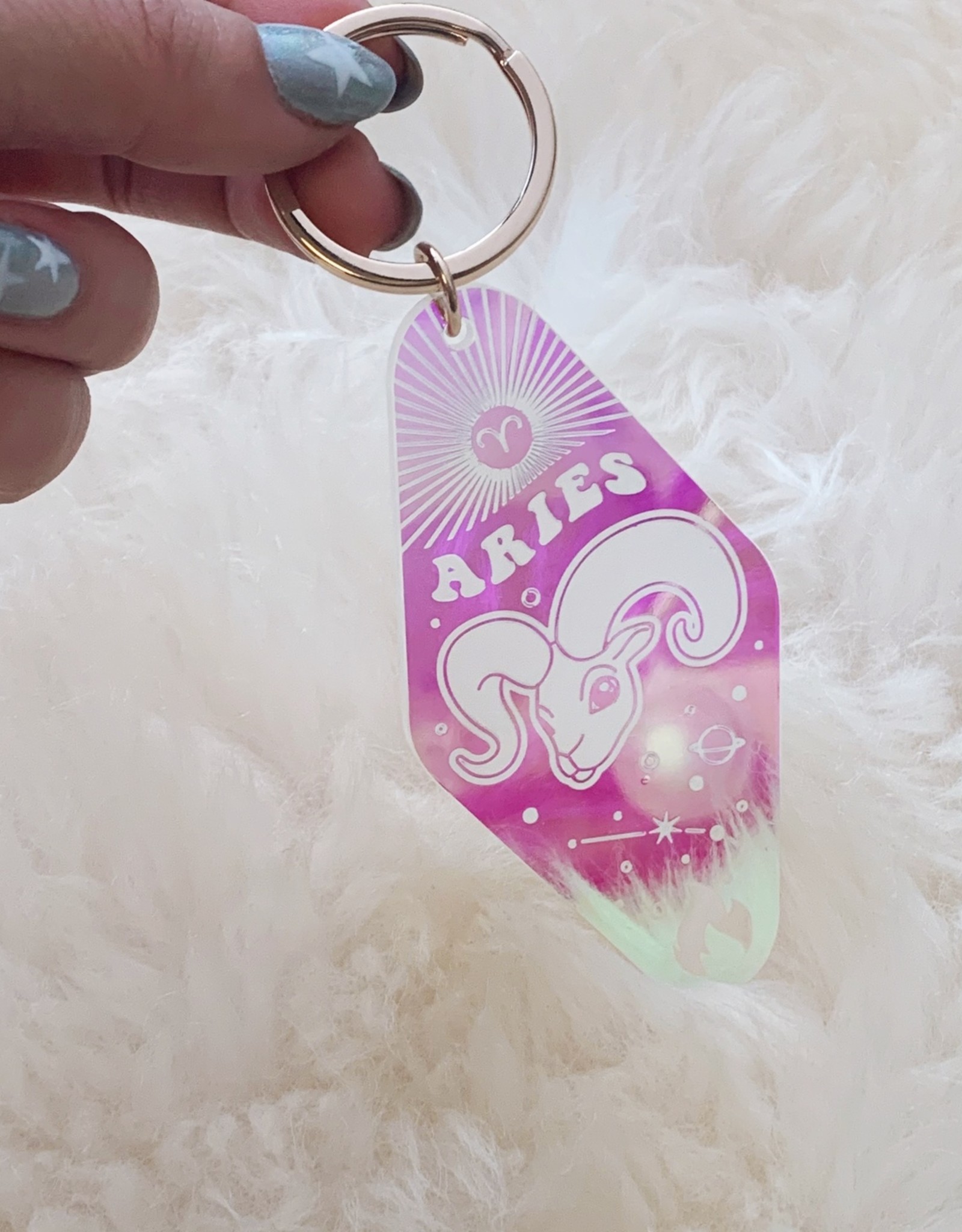 Zodiac Motel Keychain - Aries